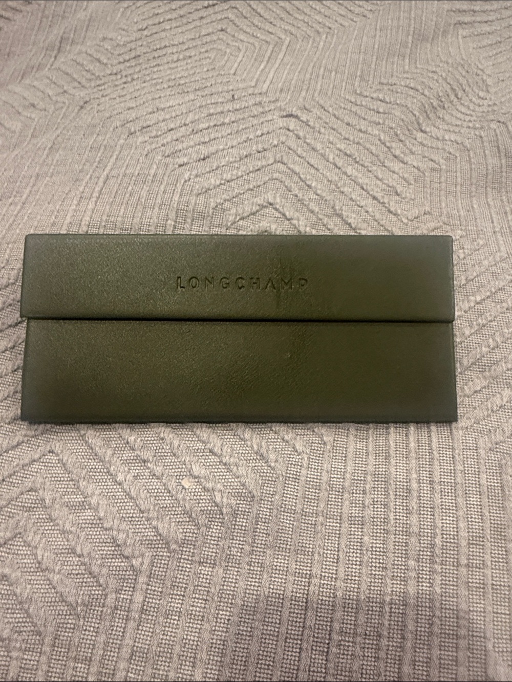 Longchamp Green Eye Glass Case